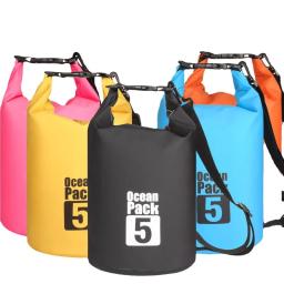 Saco seco impermeável, bolsa de armazenamento, natação ao ar livre, caiaque, canoagem, rio Trekking, Boating Box, novo, 2L - Image 1