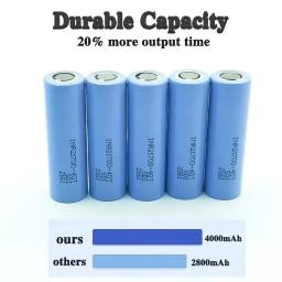 -Bateria original 21700 4.0Ah INR21700-40T 4000mAh 30A 40T 3.7V Bateria de íon de lítio de alta descarga/grande capacidade - Image 5