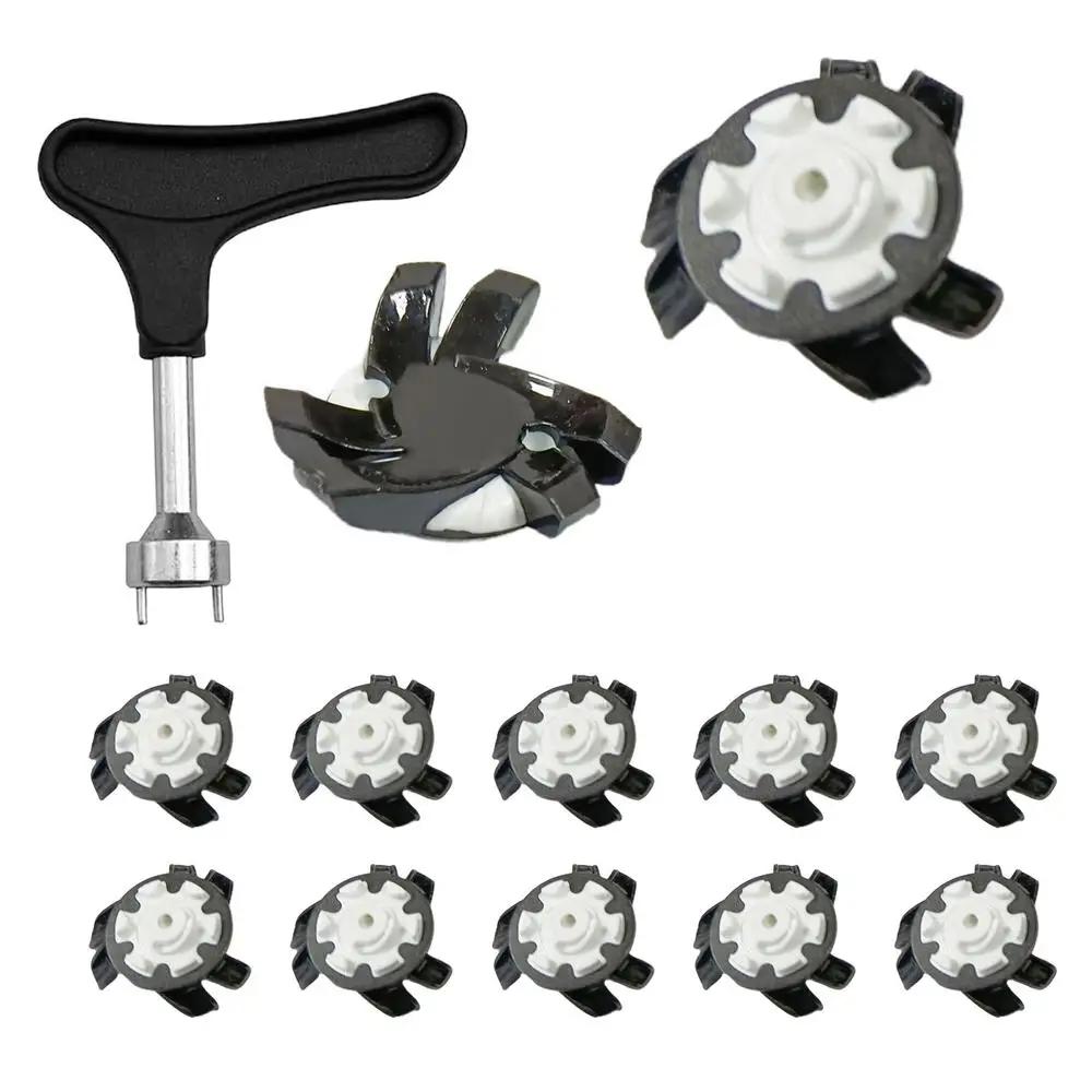 Spikes para sapatos de golfe, Golf Cleats, Calçados antiderrapantes, Torção rápida portátil, Conveniente - Image 1