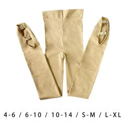 Meias de bota de patinação no gelo, calças de meia-calça de patinação artística, estiramento quente longo - Image 2