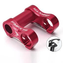 Extensão do guiador da bicicleta, liga de alumínio, ajustável, haste dupla, 25.4mm, ultra-leve, bicicleta dobrável Stem Riser - Image 4