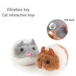 Pelúcia Hamster Brinquedos Interativos, Mouse Mecânico, Simulação, Pet, Gatinho, Segurança, Vai Virar e Fugir - Image 4