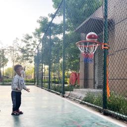 Os adultos ajustáveis da altura caçoa o anel da cesta nenhuma bola 2kg quadro de aro de aço padrão da aro do basquetebol do perfurador-livre - Image 4