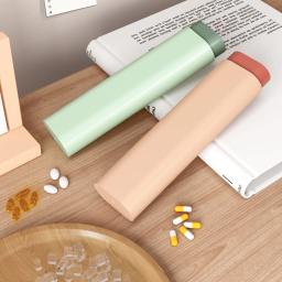 Novo portátil semanal 7 dias caixa de comprimidos organizador recipiente diário casos de comprimidos para medicamentos vitamina óleos de peixe ou suplementos - Image 3