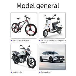 4 pçs núcleo da válvula da motocicleta scooter elétrico acessórios carro pneu fibra chapéu luz luminosa scooters ciclismo esportes - Image 6