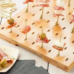 Descartável Cocktail Paddle Pick De Bambu, Frutas Espeto, Festa Em Casa, Fontes Do Casamento, 180mm, 200 Pcs - Image 2