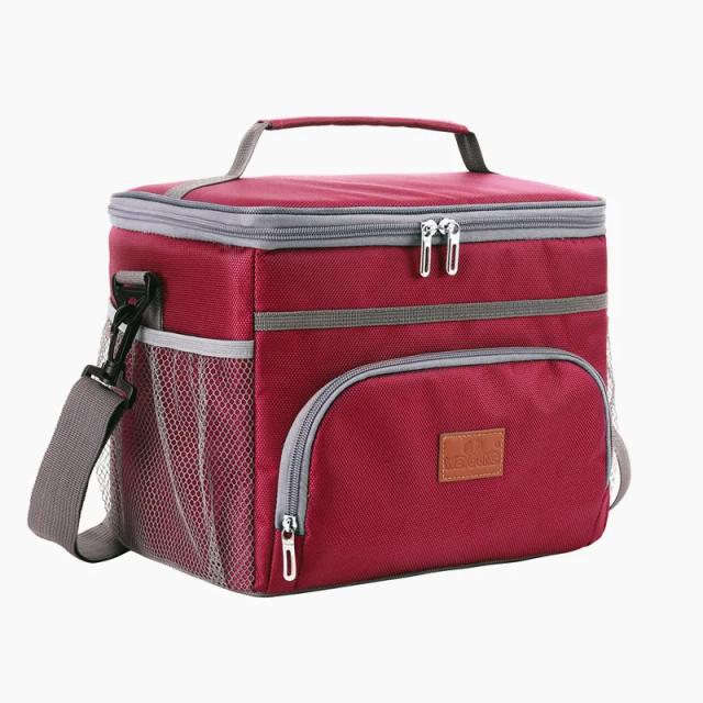 Saco Térmico Portátil de 15L para Camping e Piquenique - Refrigerador Impermeável com Bolsa de Ombro para Natureza e Almoço