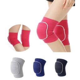 Elastic Sports Compression Knee Pads, protetor de joelho, suporte esponja espessa para dança Roller Voleibol Treinamento Joelhos Brace - Image 3