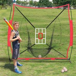 Prática portátil Baseball Net, Backstop Pitching, Rede de treinamento para bate pitching - Image 1