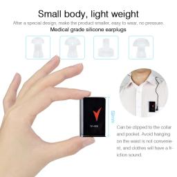 Aparelho de próteses auditivas som in-ear amplificador tom ajustável pessoal ferramentas de cuidados com a orelha bolso receptor digital idosos surdos - Image 3