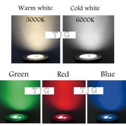 1w 3w 5 7 9 à prova dwaterproof água led luz subterrânea ao ar livre caminho do jardim piso enterrado quintal ponto paisagem ip67 dc12v AC85-265V - Image 2