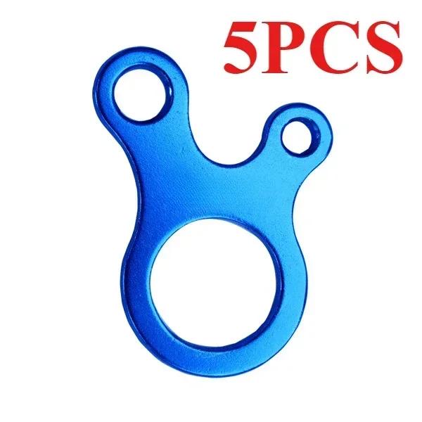 5 pçs 3 buraco caracol forma peças de ligação rápida tenda ajuste fivela acampamento anti deslizamento explorar ao ar livre escalada corda equipamentos sobrevivência - Image 1