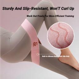 Faixas elásticas de treino antiderrapante agachamento portátil glúteo coxa yoga equipamentos de ginástica resistência para pernas e bunda quadril espólio fitness - Image 3