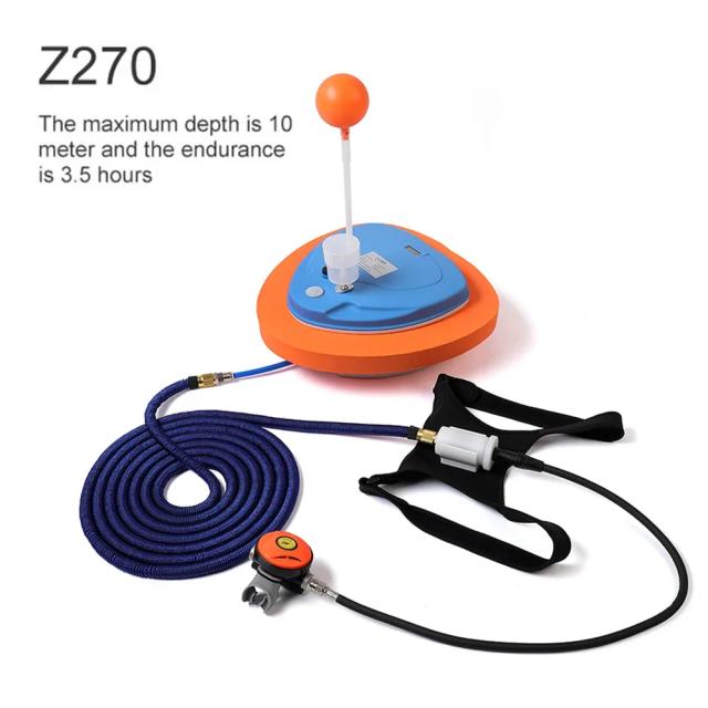 TUXING Equipamento de Snorkel Ventilador Móvel Recarregável 3.5-5H Profundidade 10m