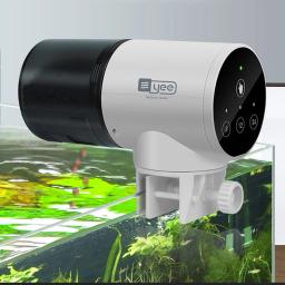 Alimentador automático de peixes para aquário, controle inteligente, dispensador de aquário, temporizador mudo inteligente, acessórios - Image 1