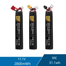 Bateria recarregável LiPO para pistola de água, Soft Air Gun Toy Gun, Quatro Drive carro de controle remoto, 30C, 11.1V, 2800mAh - Image 1