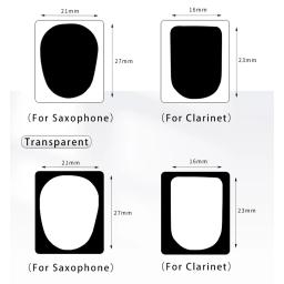 Silicone Boquilha para Saxofone Boquilha, Almofadas, Clarinete, Dente Pad, Protetor, Acessórios Instrumentos Musicais, 10 pcs - Image 6