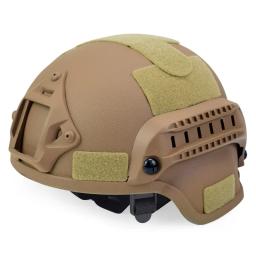 Capacete Airsoft tático para Paintball ao ar livre, CS Riding Protective Equipment, Capacetes de segurança esportivos, MICH2000, MICH2000 - Image 5