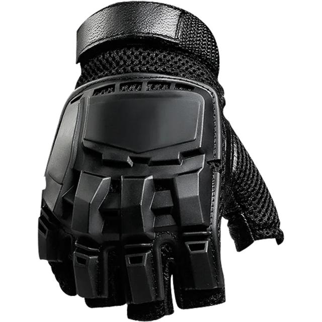 Luvas Táticas de Meio Dedo para Homens - Ideais para Airsoft, Combate, Tiro, Treinamento de Paintball e Escalada ao Ar Livre