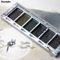 Pigment-conjunto de tinta para water, material de pintura, 6 cores, pigmento fosco, suprimento de arte para artistas - Image 3