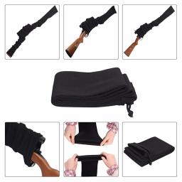 GUN SOCK malha arma longa caso, poeira prova, estojo protetor, arma meias, saco de armazenamento, 54" - Image 5