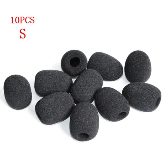 Conjunto de 10 pçs de Espumas Protetoras para Microfones Gooseneck - Acessórios para Reuniões e Eventos