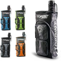 Mochila de tiro com arco recurvo-capa de arco recurvo premium-bolsos de armazenamento para engrenagem e acessórios com setas banheira telescópica - Image 1