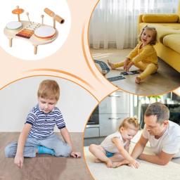 Montessori percussão brinquedos para crianças, instrumento musical, educação pré-escolar, aprendizagem precoce, brinquedo para meninos e meninas - Image 3