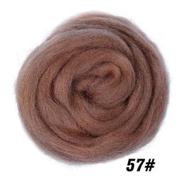 Fio de fibra de lã para feltragem de agulha, feltragem molhada, mão DIY girando suprimentos, 10g, topo - Image 6