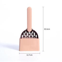 Colher De Linheira De Gato De Plástico Com Base, Pá Auto Limpante, Vaso Sanitário Do Gatinho, Suprimentos De Gato, Caixa - Image 6