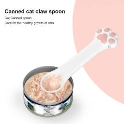 Animal de estimação multifuncional pode alimentar colheres, grau alimentício, não tóxico, desempenho hermético, acessórios para gatos, 40g - Image 3