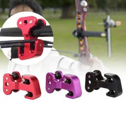 Tiro com arco cabo Slide alumínio liga Bowstring Splitter rolo composto Bowstring separador exterior caça tiro acessórios - Image 2