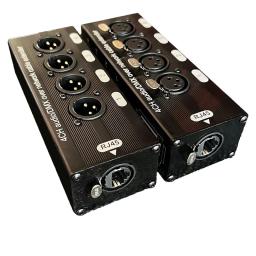 Extensor de cabo multi-rede, 4 canais, áudio XLR, extensor, transceptor para palco ao vivo, áudio, 1 par - Image 2