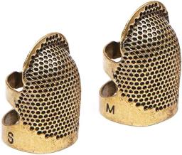 Costura dedal dedo protetor, escudo de metal ajustável, agulhas, acessórios de costura, diy, 4 pack - Image 6