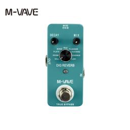 M-Vave-DIG REVERB Pedal Efeito Guitarra, 9 Reverb Tipos, True Bypass, Full Metal Shell, peças de guitarra, acessórios - Image 1