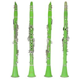 Slade clarinete 17 teclas bb b tom plano instrumento de sopro profissional clarinete baquelite com caixa peças de instrumento musical - Image 2