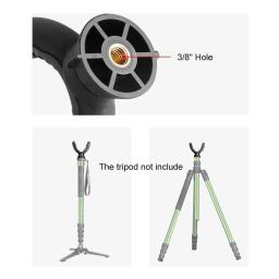SETTO-Ajustável 360 Graus Tiro Resto Stand, Caça Tripé Acessórios, 3/8 "Buraco - Image 5