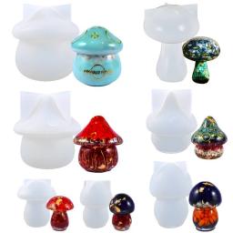 Multi-Function Caixas De Armazenamento De Exibição, Resina Epóxi, Moldes De Silicone, DIY, Aromaterapia, Gesso, Gotejamento De Cogumelos - Image 1