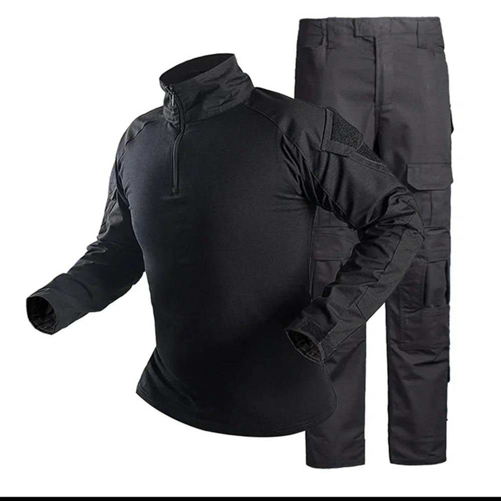 Uniforme tático ternos milit camuflagem ao ar livre terno camisas de caça calças treinamento peixe airsoft paintball conjuntos roupas - Image 1