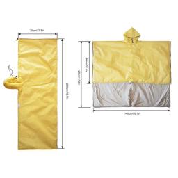 Saco de dormir leve, Poncho térmico, Manto para viagens de piquenique, Pesca ao ar livre esporte e caça - Image 6