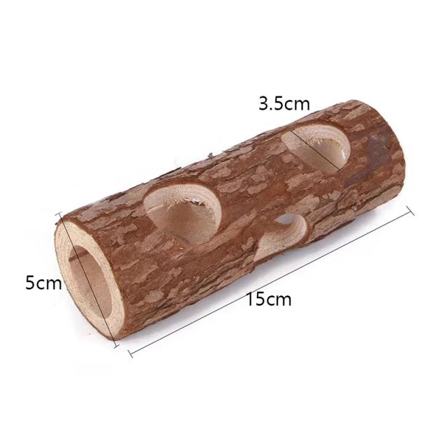 Túneis Naturais para Hamsters: Brinquedos Resistentes para Cães e Gatos, Perfeitos para Esconderijos e Saúde Dental