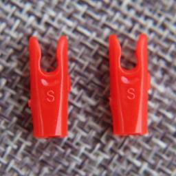 50 peças nocks de pino de seta tamanho l e tamanho s para id6.2mm id4.2mm eixo de flecha de carbono acessório de tiro com arco diy - Image 5
