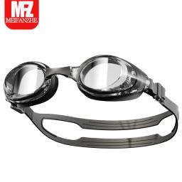 Óculos de natação impermeáveis para adultos, moldura pequena, galvanizados HD Racing Goggles, anti-nevoeiro - Image 1