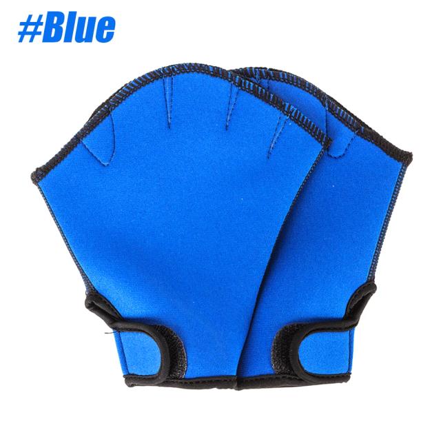 Luvas de Neoprene Webbed Impermeáveis para Natação e Mergulho - Treinamento Aquático e Fitness Eficiente