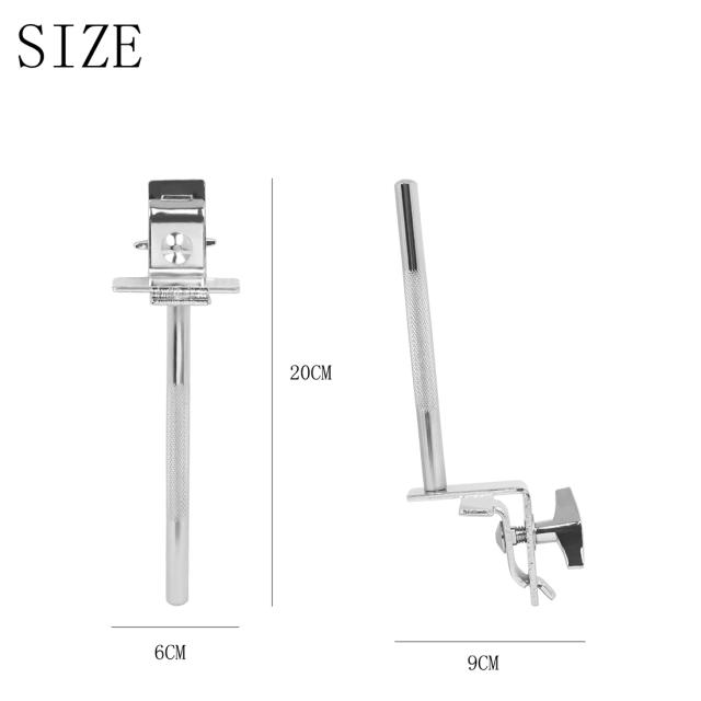Suporte Ajustável para Cowbell SLADE: Conector para Instrumentos de Percussão em Metal para Gado