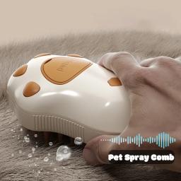 Escova de banho elétrica para animais de estimação, massagem pente para gatos e cães, spray de água, pata, cabelo grooming suprimentos - Image 3