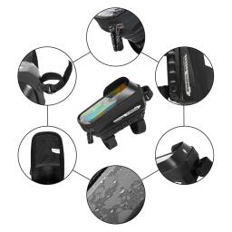 À Prova D' Água Touch Screen Saco de Bicicleta, Quadro Tubo Frontal Superior, Caixa Do Telefone, Bicicleta De Estrada, MTB, Ciclismo, Acessórios - Image 6