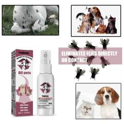 Pet Spray Repelente de Insetos, Adequado para Desparasitar Cães e Gatos, Pulgas e Piolhos, Aliviar a coceira na pele - Image 2
