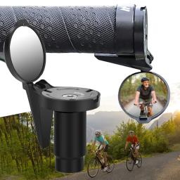Espelho Retrovisor de Bicicleta Universal, Ajustável, Guiador de Ciclismo, Espelhos Convexos, Refletor de Visão para MTB, Acessórios para Road Bike - Image 4