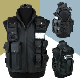 Multi Pockets Tactical Hunting Vest, Colete ao ar livre, Training CS Game, Cintura Coat, Paintball Modular, Security Guard SWAT Coletes - Image 6